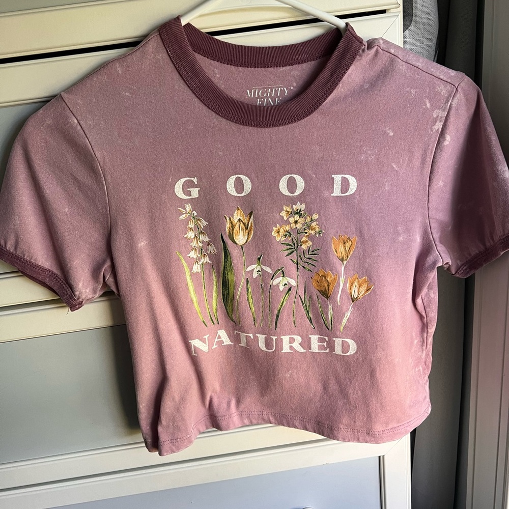 Mighty Fine Maroon Graphic Tee